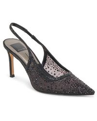 Dolce Vita - Kaye Crystal Pointy Toe Slingback Pump - Lyst