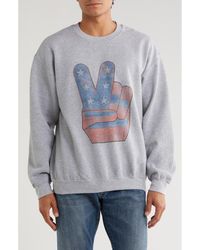 Junk Food - Peaceful Graphic Sweatshirt - Lyst