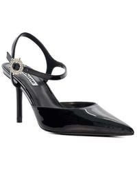 Dune - Channel Ankle Strap Pointed Toe Pump - Lyst
