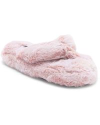 Rachel Roy - Faux Fur Slipper - Lyst