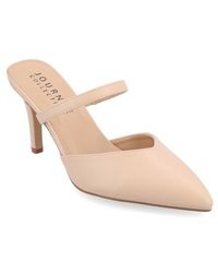 Journee Collection - Yvon Supernatural Shades Pointed Toe Mule Pump - Lyst