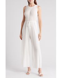 Collective Concepts - Woven Straight Leg Jumpsuit - Lyst