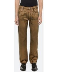 Helmut Lang - Worker Organic Cotton Straight Leg Jeans - Lyst