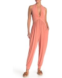 Free People No Contest Halter Jumpsuit - Multicolor