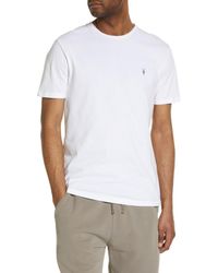 AllSaints - Brace Tonic Slim Fit Cotton T-shirt - Lyst