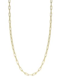 Glaze Jewelry - Paper Clip Chain Necklace - Lyst