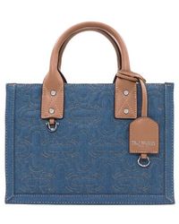 TRUE RELIGION - Quilted Horseshoe Tote Bag - Lyst