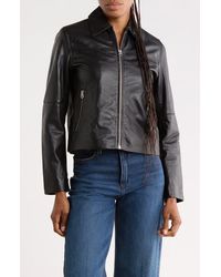 Rag & Bone - Cass Leather Moto Jacket - Lyst