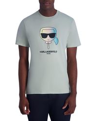 Karl Lagerfeld - Karl Character Cotton Graphic T-shirt - Lyst