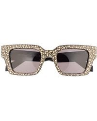 Off-White c/o Virgil Abloh - Virgil 50Mm Square Sunglasses - Lyst