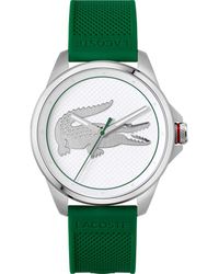 Lacoste - Le Croc Silicone Strap Watch, 43Mm - Lyst