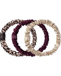 Slip - Pure Silk 3-Pack Skinny Scrunchies - Lyst