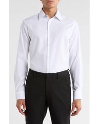 Duchamp - Solid Slim Fit Dress Shirt - Lyst