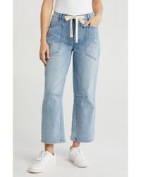 Vigoss - Baggy Porkchop Pocket Ankle Crop Jeans - Lyst