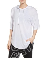 Ivy Park Embroidered Logo Hoodie - White