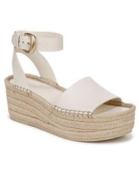 Vince - Belisa Ankle Strap Espadrille Platform Wedge Sandal - Lyst