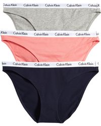 Calvin Klein - Pack Of 3 Assorted Bikinis - Lyst