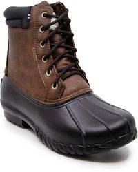 Channing Nautica Mens Duck Boots Waterproof Shell Insulated Snow Boot 