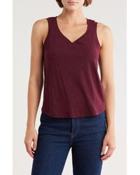 Democracy - Scallop Trim Shell Tank Top - Lyst