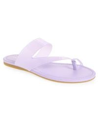 Stuart Weitzman - Remy Toe Strap Sandal - Lyst
