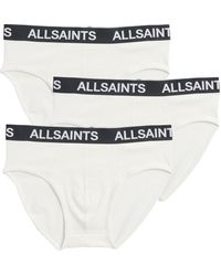 AllSaints - 3-Pack Contoured Pouch Briefs - Lyst