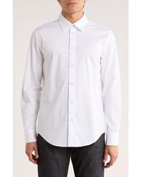 Rag & Bone - Zane Stretch Cotton Button-Up Shirt - Lyst