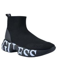 Guess - Pause High Top Sock Sneaker - Lyst