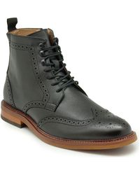 La Milano - Dominic Brogue Combat Boot - Lyst