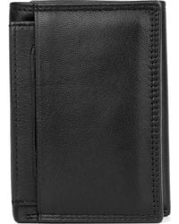Buxton - Leather Tri-Fold Wallet - Lyst