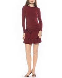 Alexia Admor - Pluto Rosette Long Sleeve Dress - Lyst