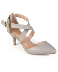 Journee Collection - Riva Crossover Pump - Lyst