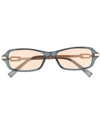 Le Specs - Bamboozler Limited Edition Rectangular Sunglasses, 53Mm - Lyst