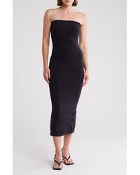 Wishlist - Strapless Knit Maxidress - Lyst