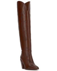 Jessica Simpson - Ravyn 2 Embossed Leather Tall Boot - Lyst