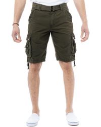 Xray Jeans - Belted Cotton Cargo Shorts - Lyst