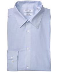 Calvin Klein - Slim Fit Long Sleeve Water Mill Dress Shirt - Lyst