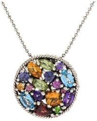 Samuel B. - Sterling Multistone Pendant Necklace - Lyst