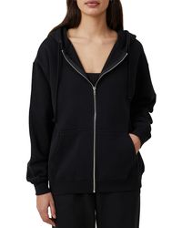 Cotton On - Classic Cotton Blend Zip Hoodie - Lyst