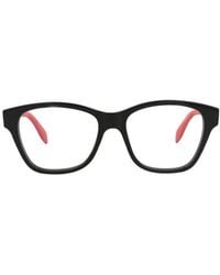 McQueen - 52Mm Square Optical Glasses - Lyst