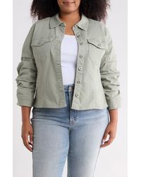 Democracy - Ruched Sleeve Jacket - Lyst