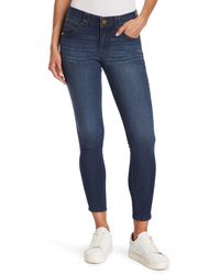Democracy - Ab Technology Crop Ankle Skinny Jeans - Lyst