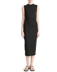 Vince - Sleeveless Gathered-Waist Dress - Lyst