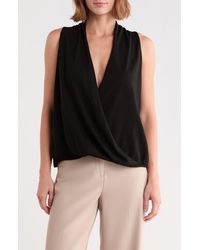 Max Studio - Drape Front Top - Lyst