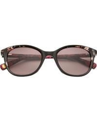 Ted Baker - 51Mm Gradient Modified Round Sunglasses - Lyst