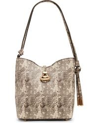 Anne Klein Faux Sherpa Train Case in Brown | Lyst