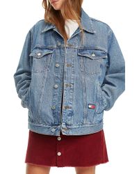 tommy hilfiger blue jean jacket