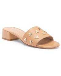 Stuart Weitzman - Tammy Crystal Slide Sandal - Lyst