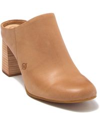 born leather mules