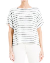 Max Studio - Marble Stripe T-shirt - Lyst