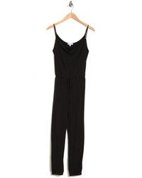 Socialite Wide Leg Jumpsuit In Tan 